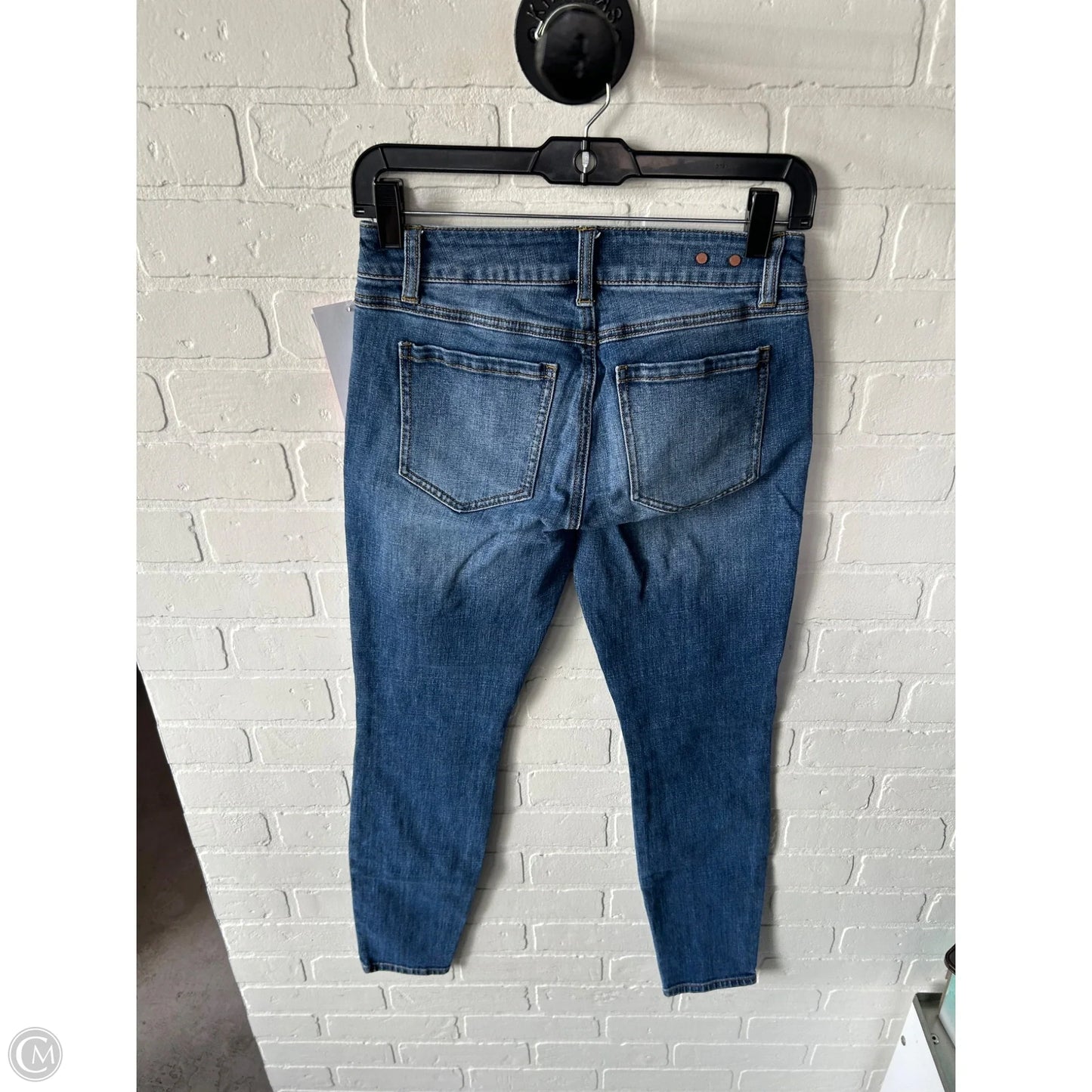 Jeans Skinny By Cabi In Blue Denim, Size: 2