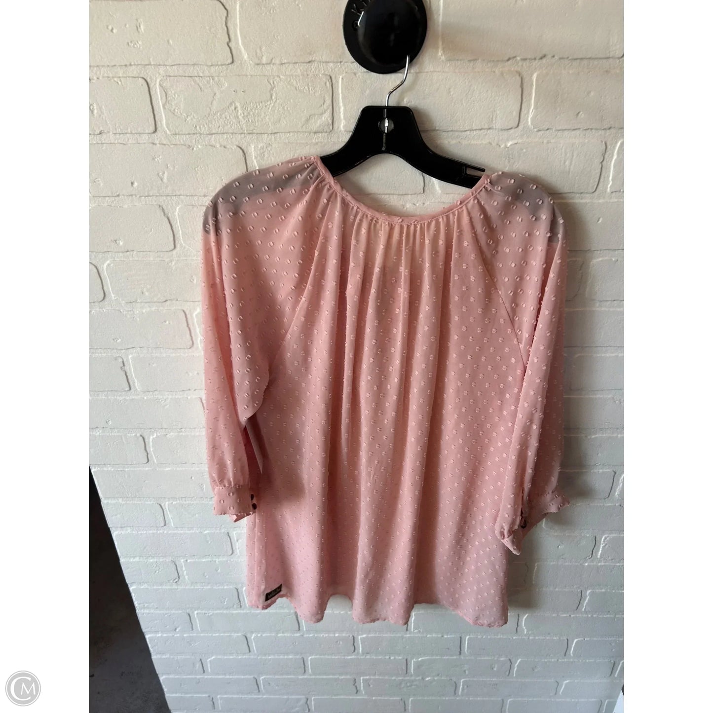 Top Long Sleeve By Matilda Jane In Pink & Purple, Size: L