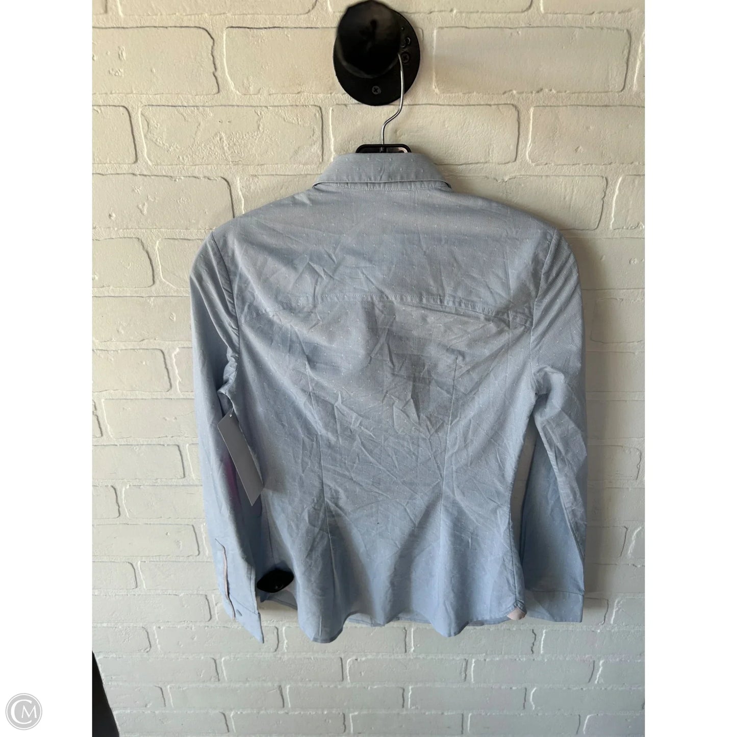 Top Long Sleeve By Ted Baker In Blue, Size: Xs