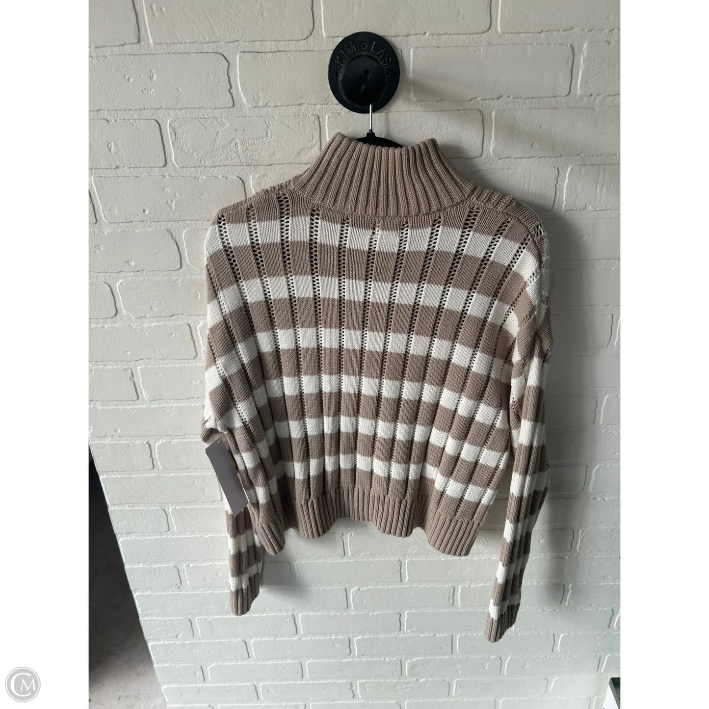 Sweater By A New Day In Tan & White, Size: L