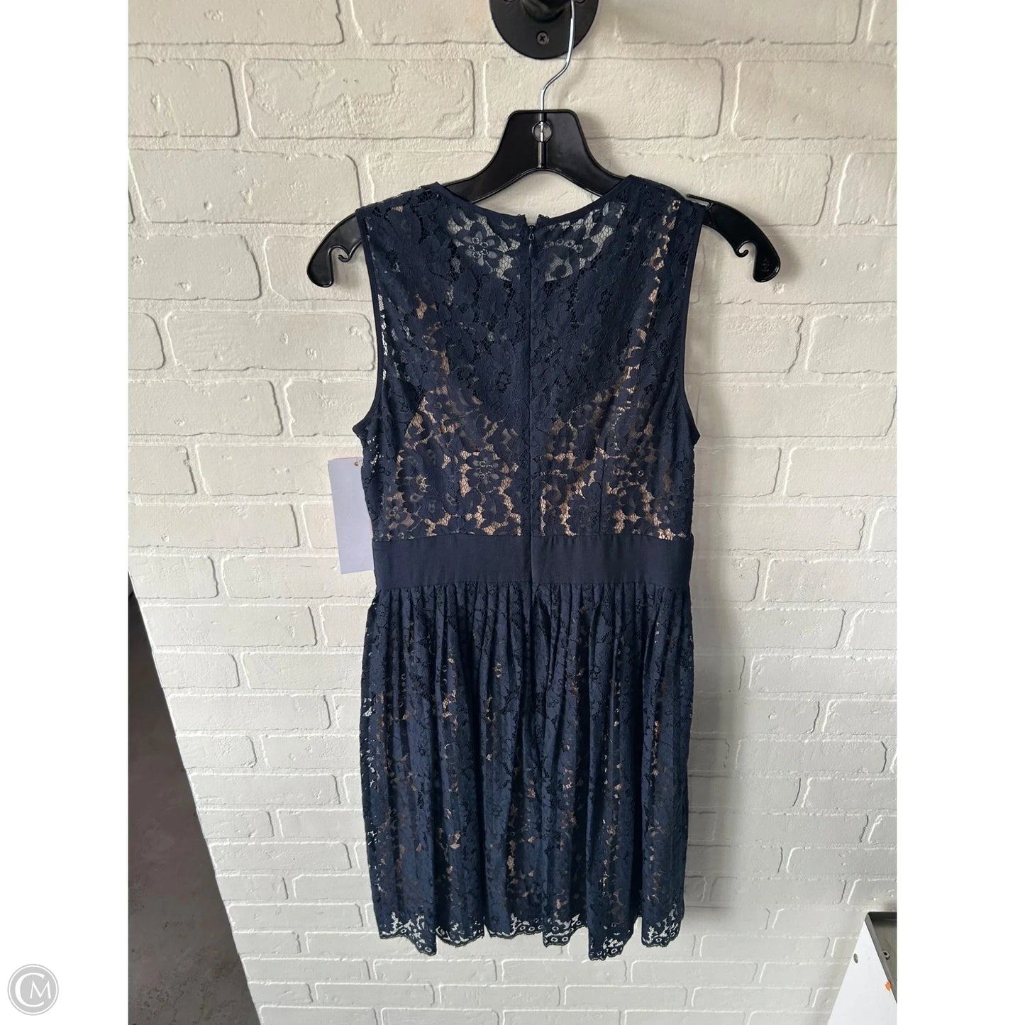 Dress Party Short By Eliza J In Blue & Tan, Size: S