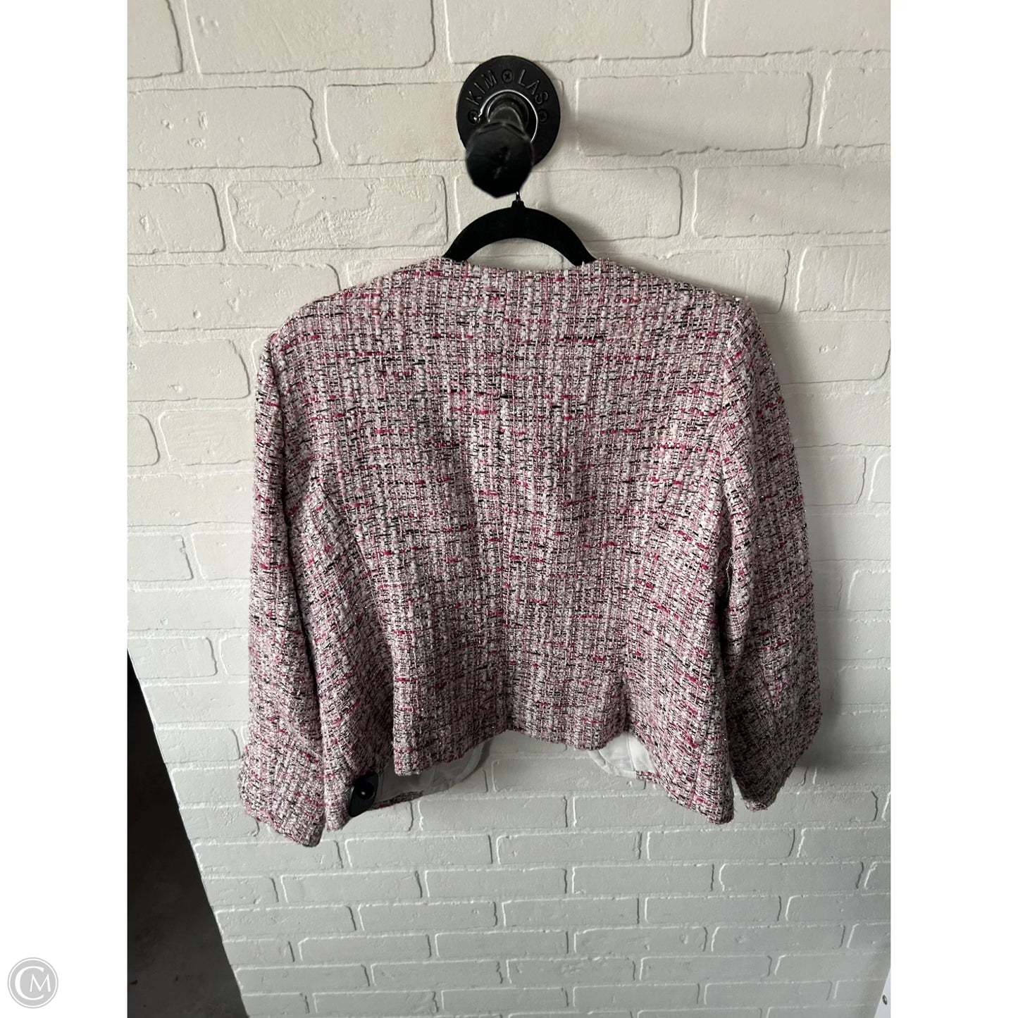 Blazer By White House Black Market In Pink & White, Size: L