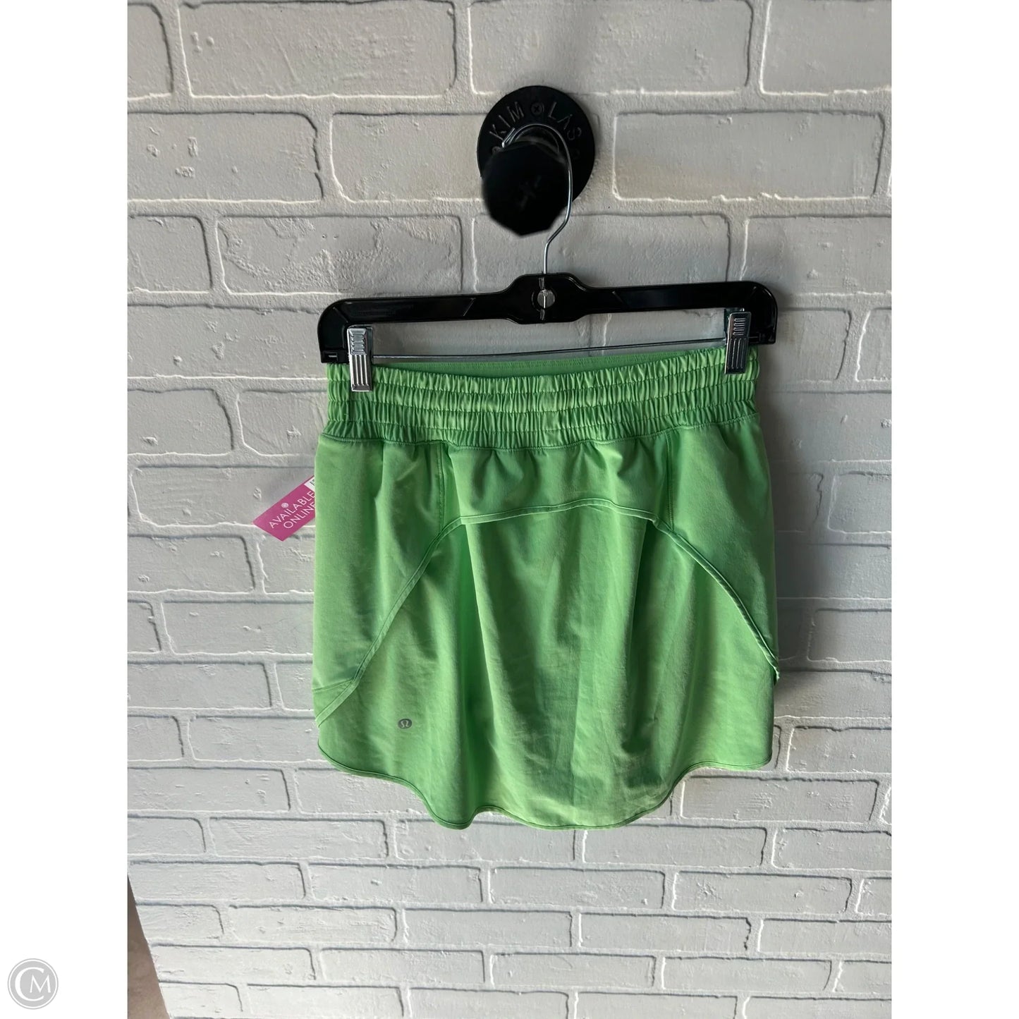 Athletic Skort By Lululemon In Green, Size: 6
