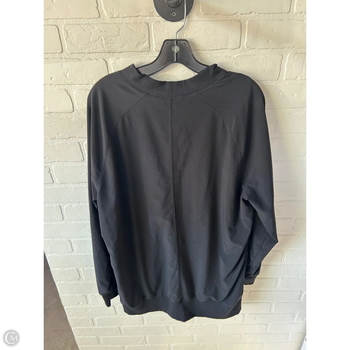 Athletic Jacket By Zella In Black, Size: L