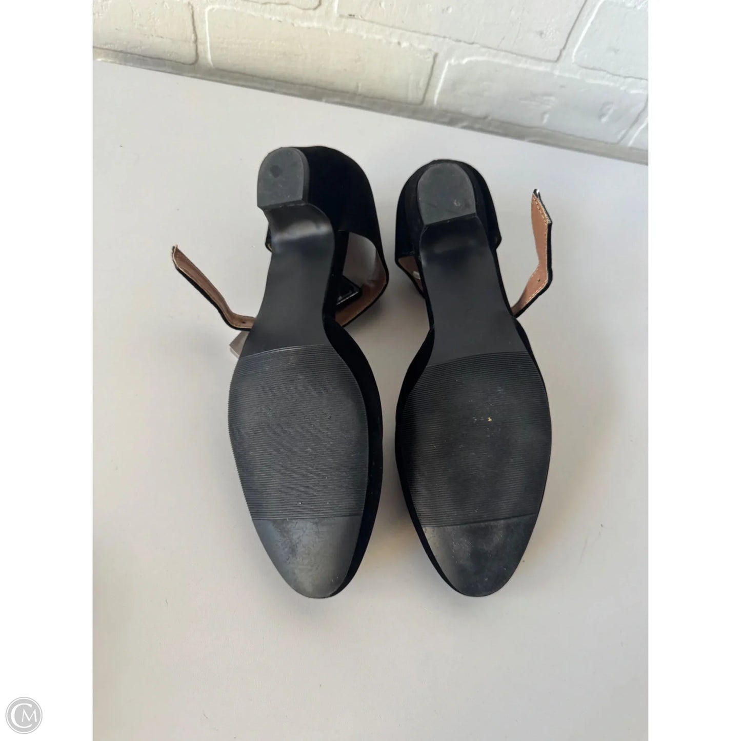 Shoes Heels Block By Clothes Mentor In Black, Size: 11.5