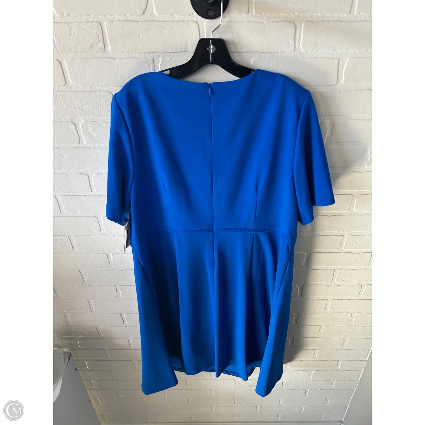 Dress Party Midi By Jessica Howard In Blue, Size: 1x