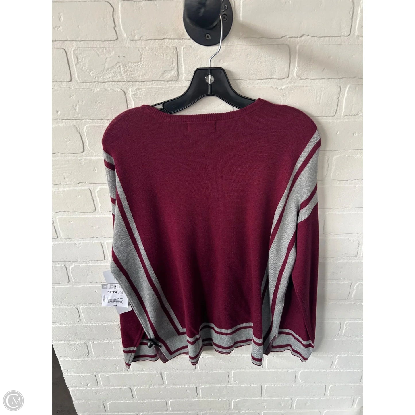 Sweater By Liz Claiborne In Red, Size: M