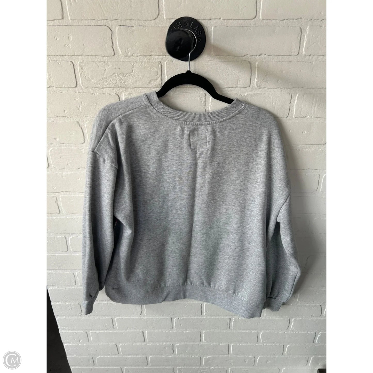 Sweatshirt Crewneck By C And C In Grey, Size: L