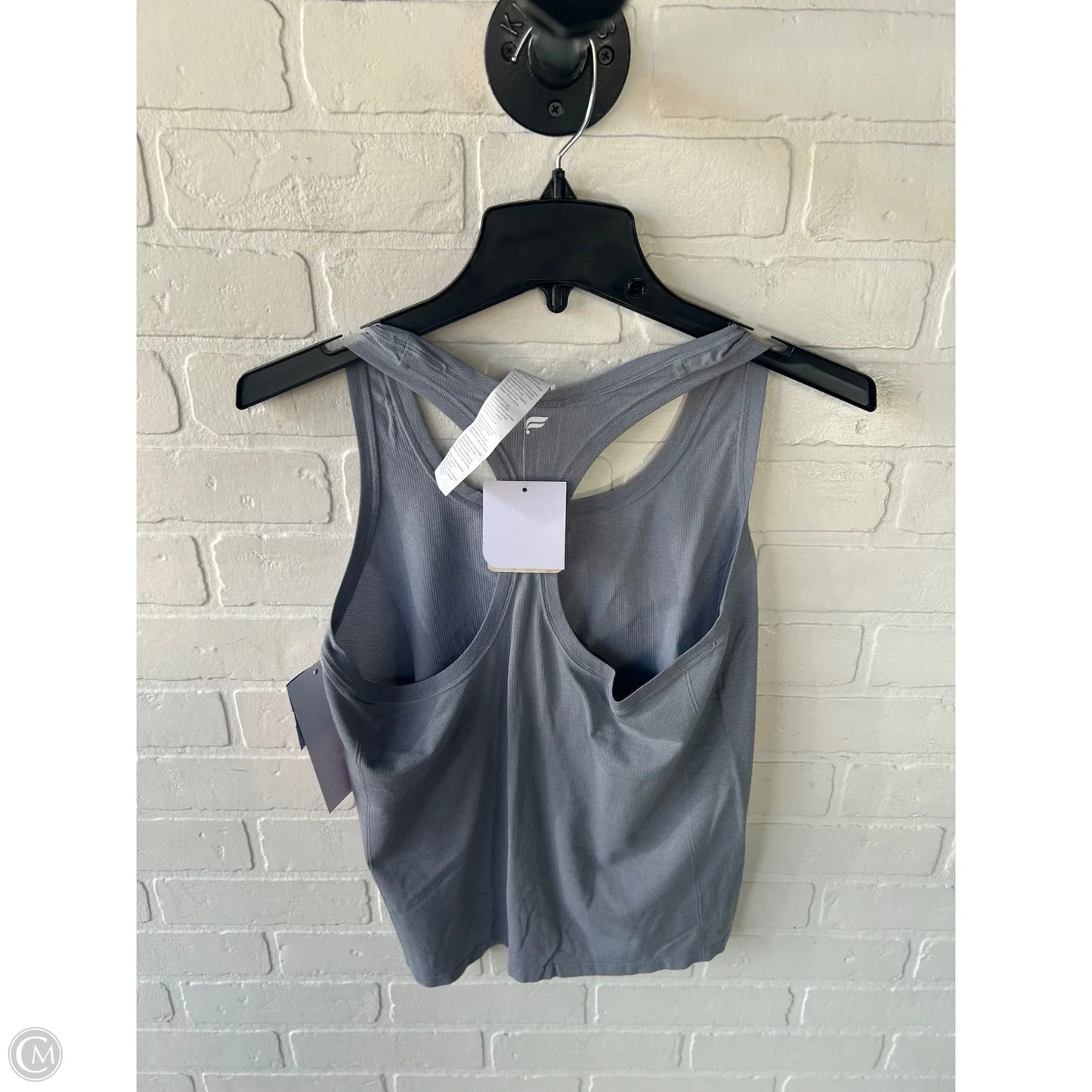 Athletic Tank Top By Fabletics In Grey, Size: S