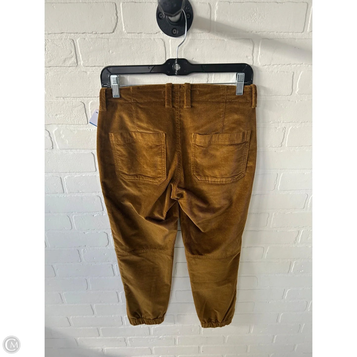 Pants Corduroy By Banana Republic In Gold, Size: 0p