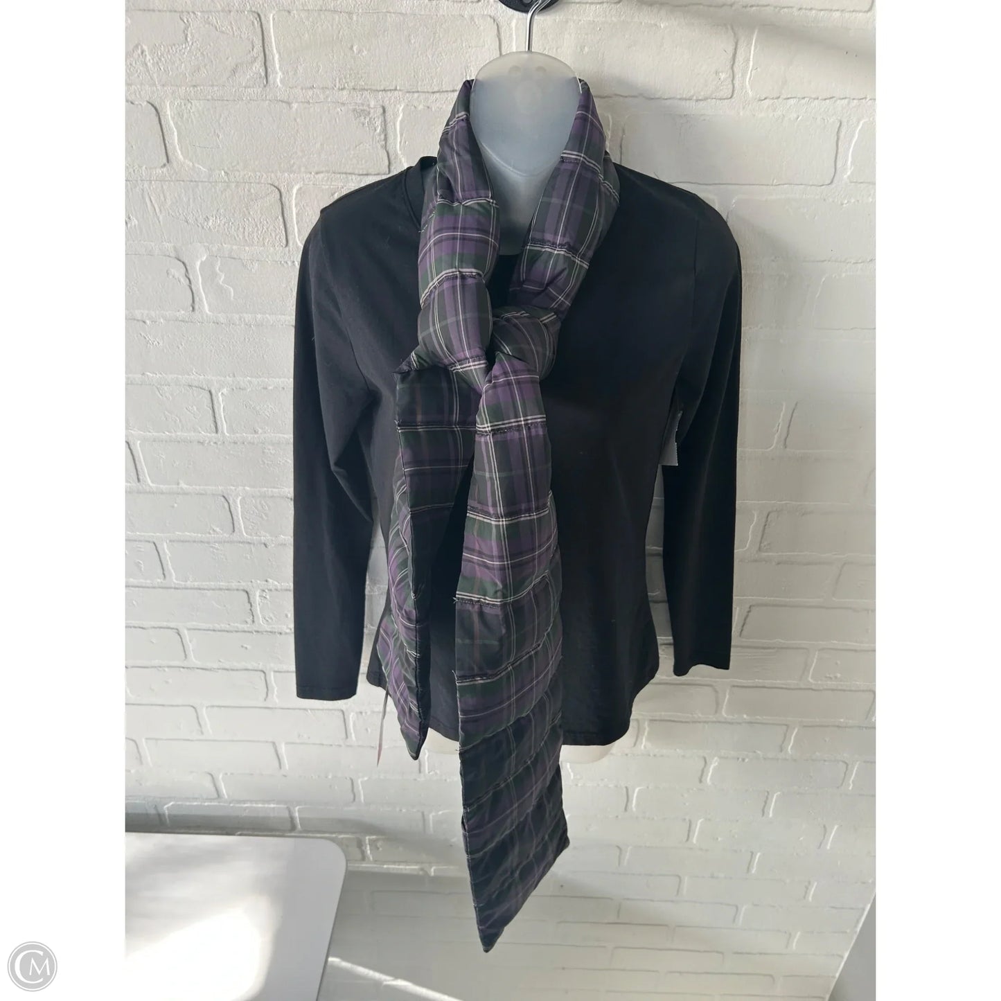 Scarf Winter By Eddie Bauer In Green & Purple