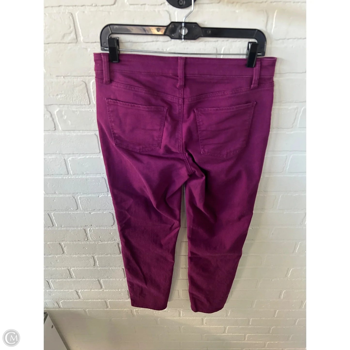Jeans Skinny By Talbots In Purple Denim, Size: 4