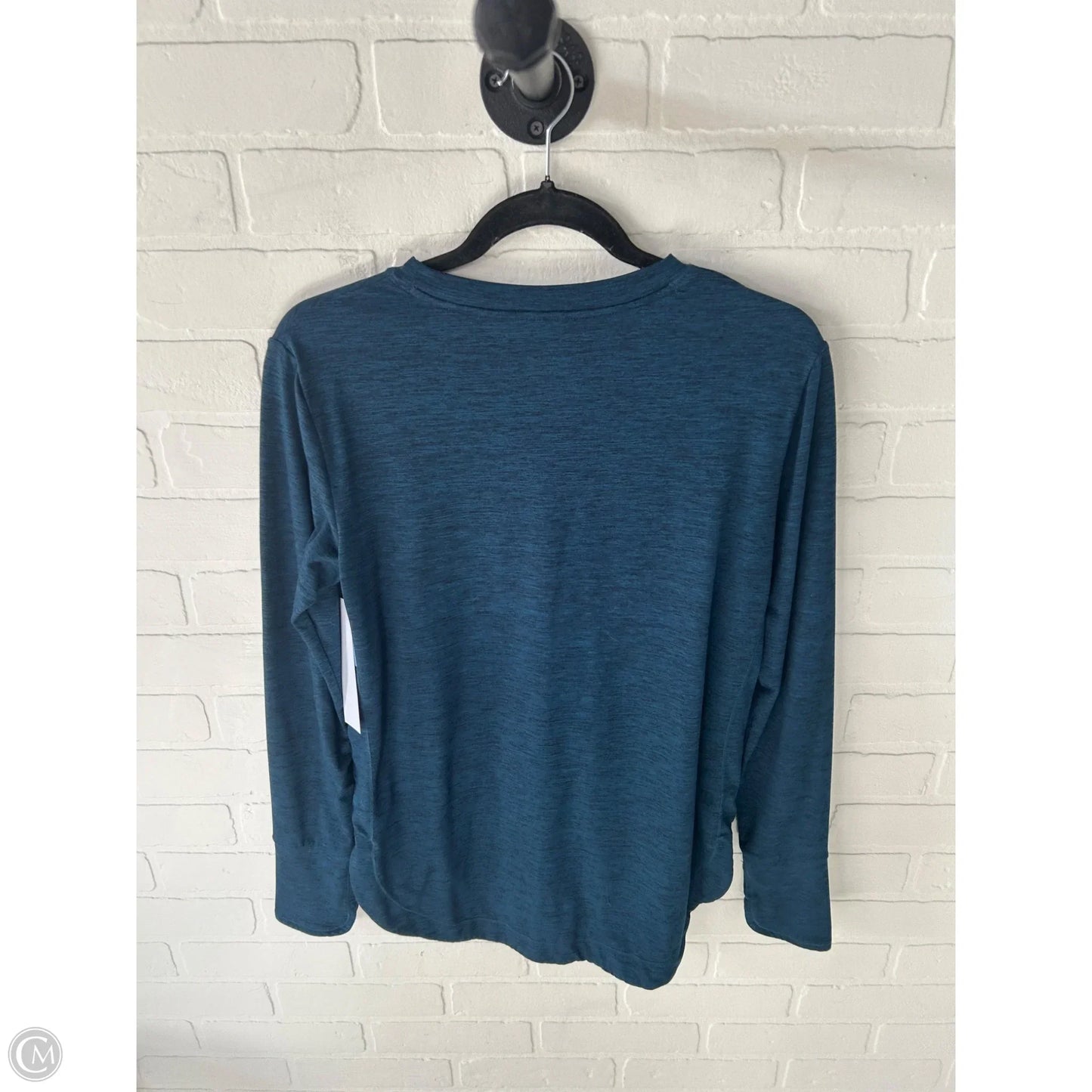 Athletic Top Long Sleeve Crewneck By Members Mark In Blue, Size: S