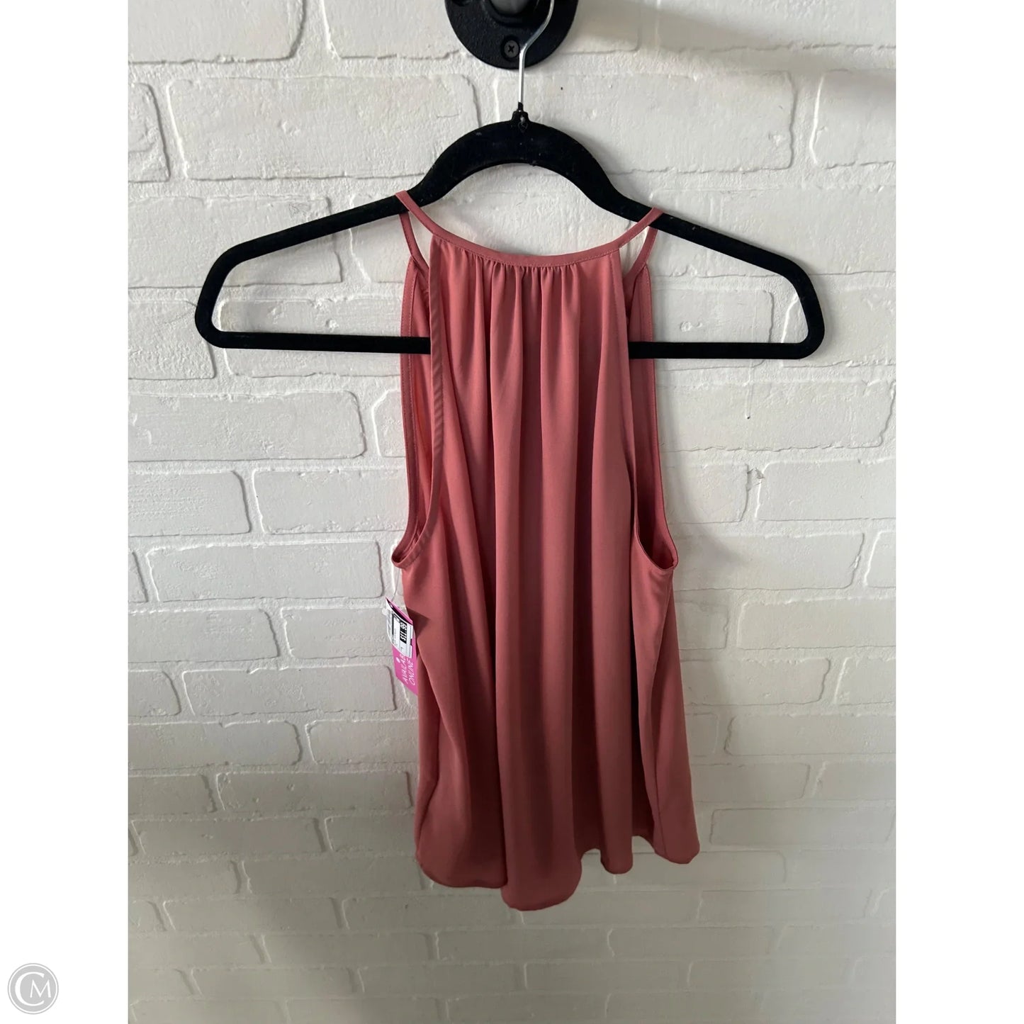 Blouse Sleeveless By Express In Pink, Size: M