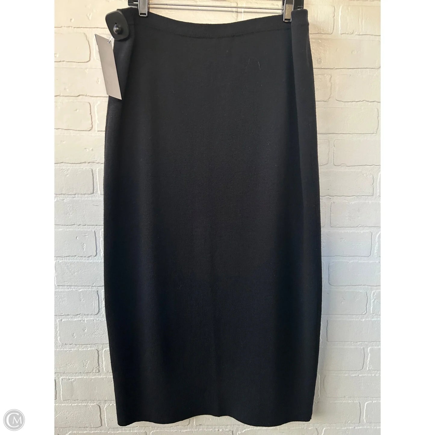 Skirt Maxi By Eileen Fisher In Black, Size: 12