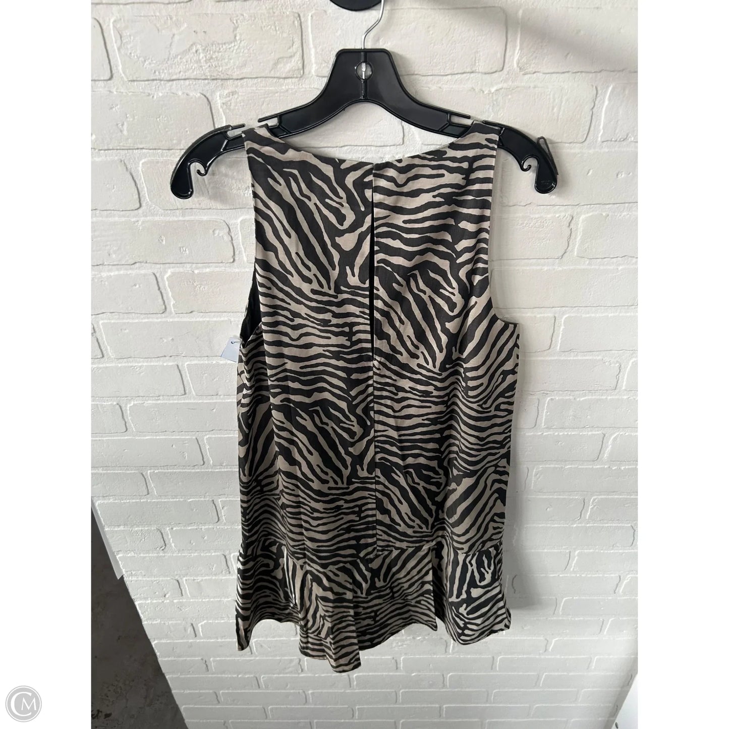 Dress Work By H&m In Black & Tan, Size: S