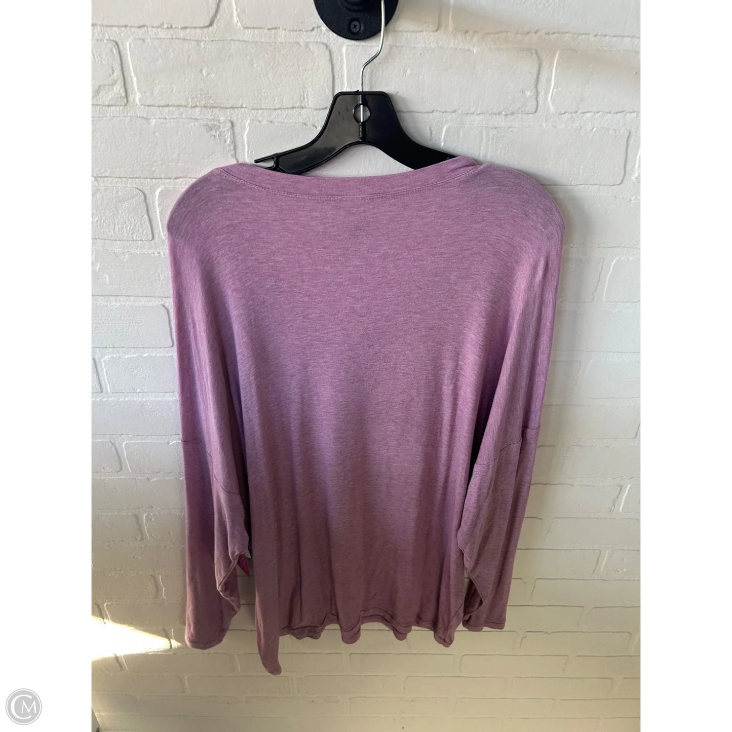 Top Long Sleeve By Cabi In Pink & Purple, Size: L