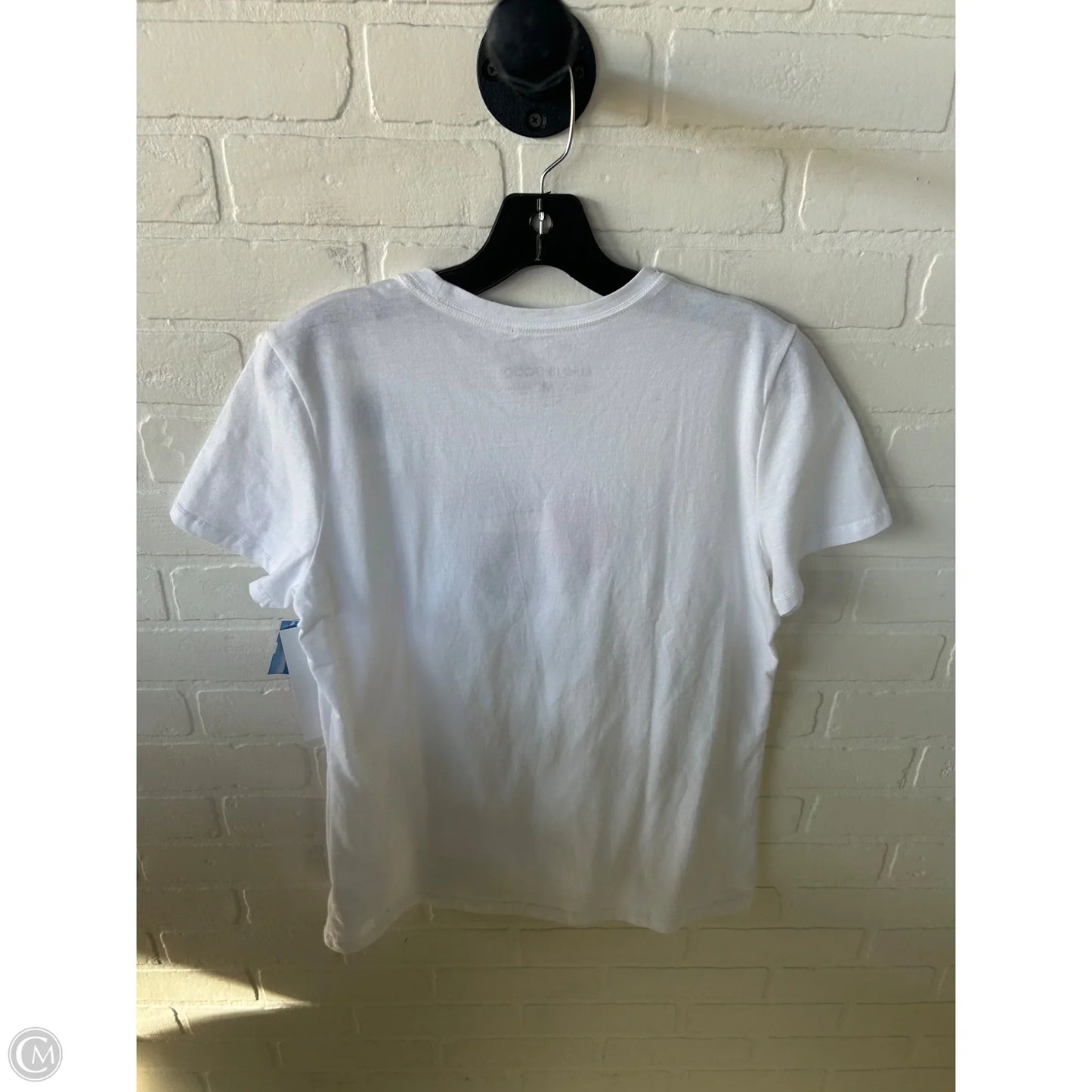 Top Short Sleeve By Life Is Good In White, Size: M