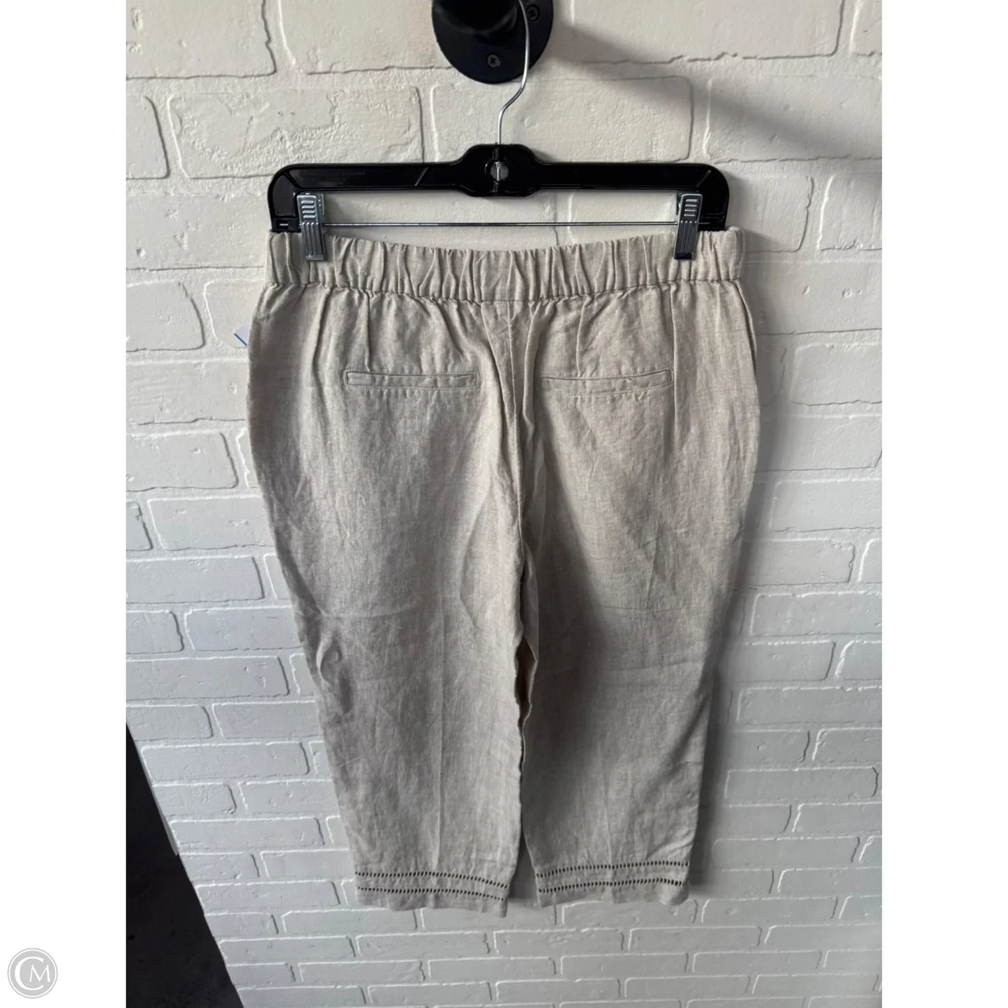 Pants Linen By Chicos In Tan, Size: 4