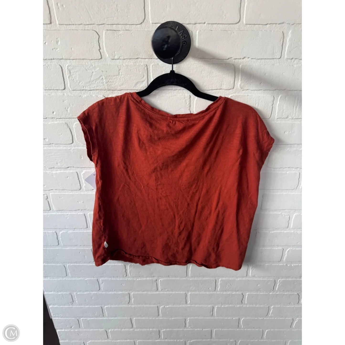 Top Short Sleeve Basic By Downeast In Orange, Size: S