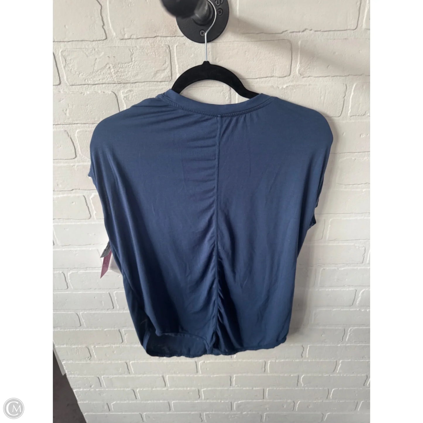 Athletic Top Short Sleeve By Mondetta In Blue, Size: S