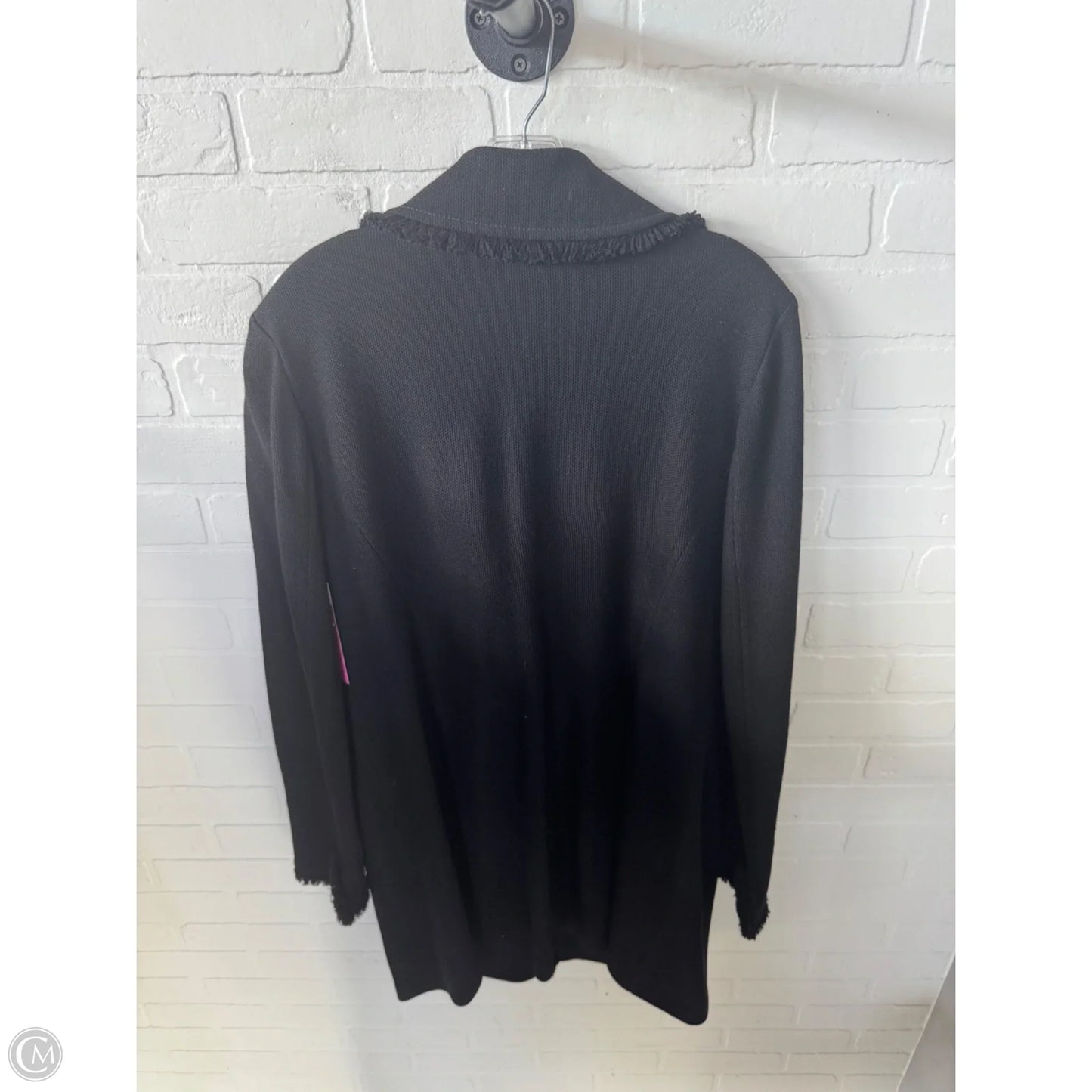 Blazer Luxury Designer By St John Collection In Black, Size: Xl