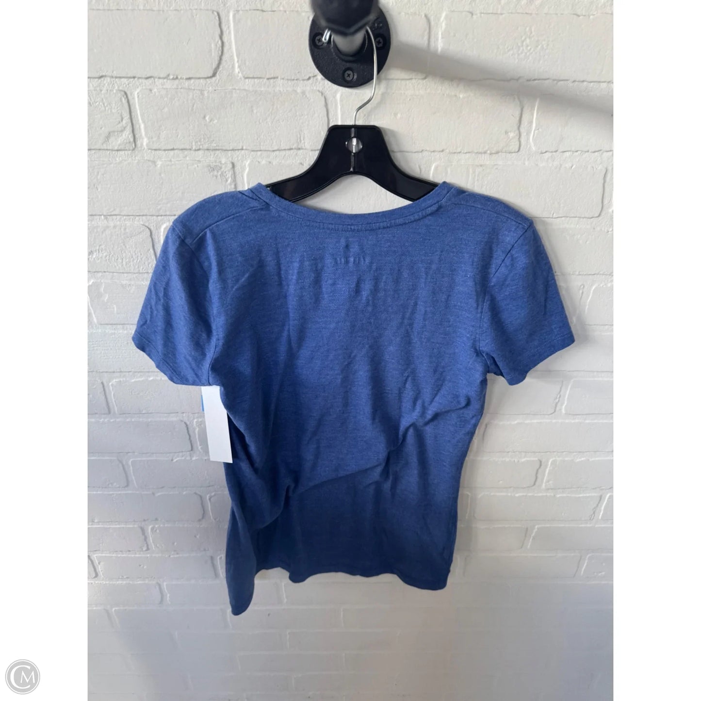 Top Short Sleeve By Fanatics In Blue & Orange, Size: S