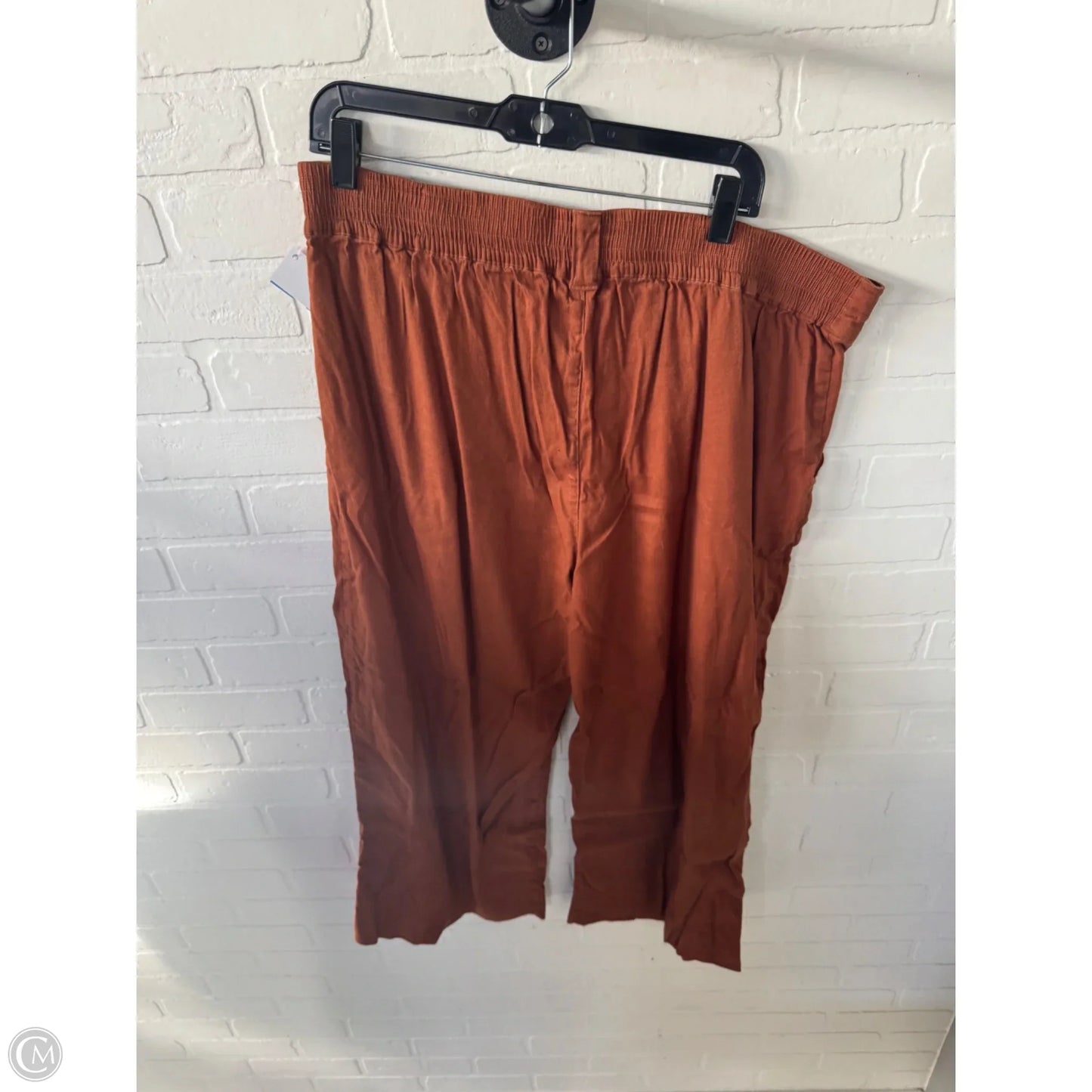 Pants Linen By Cabi In Orange, Size: 16