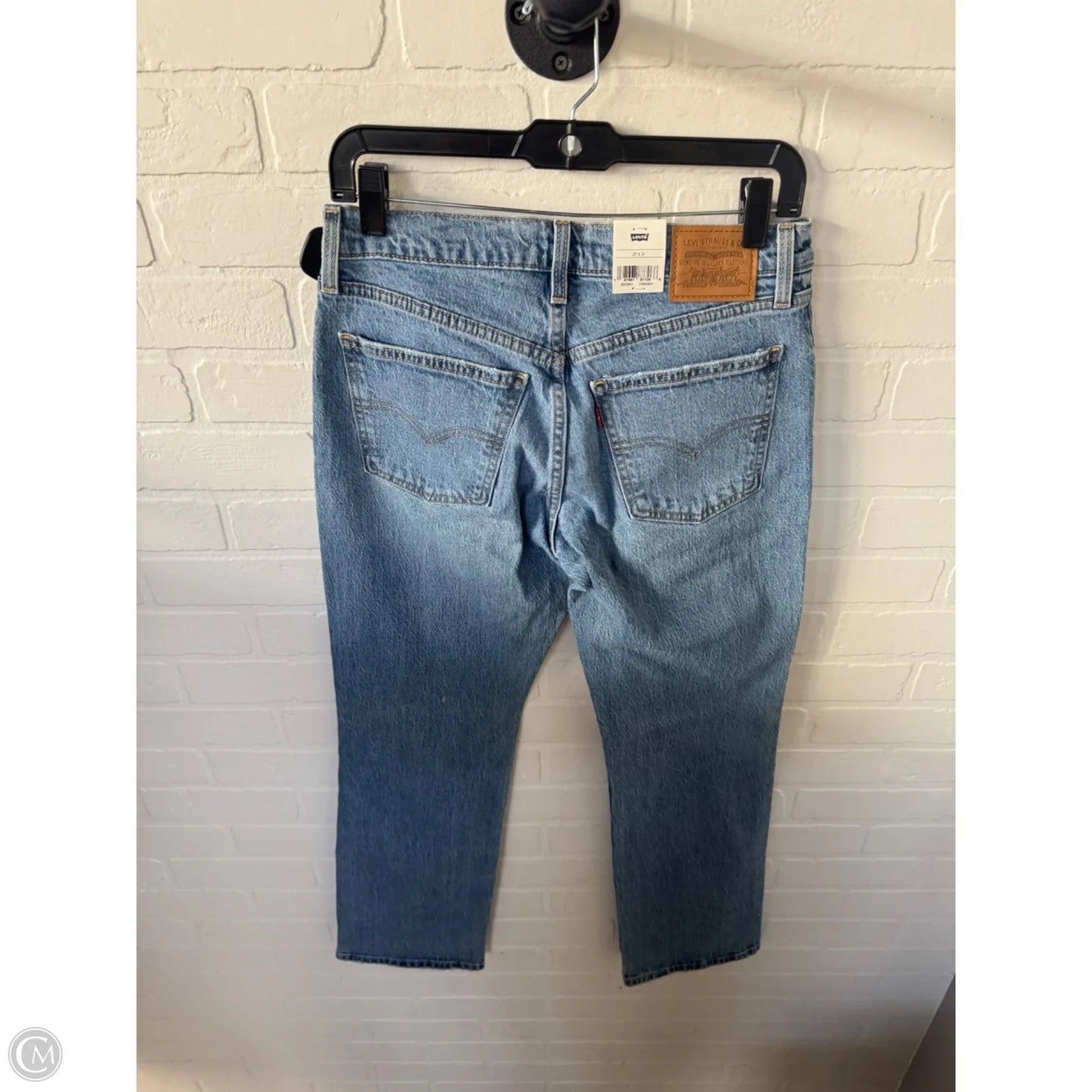Jeans Boot Cut By Levis In Blue Denim, Size: 4