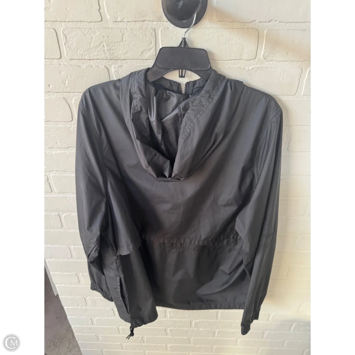 Jacket Windbreaker By Nike In Black, Size: 2x