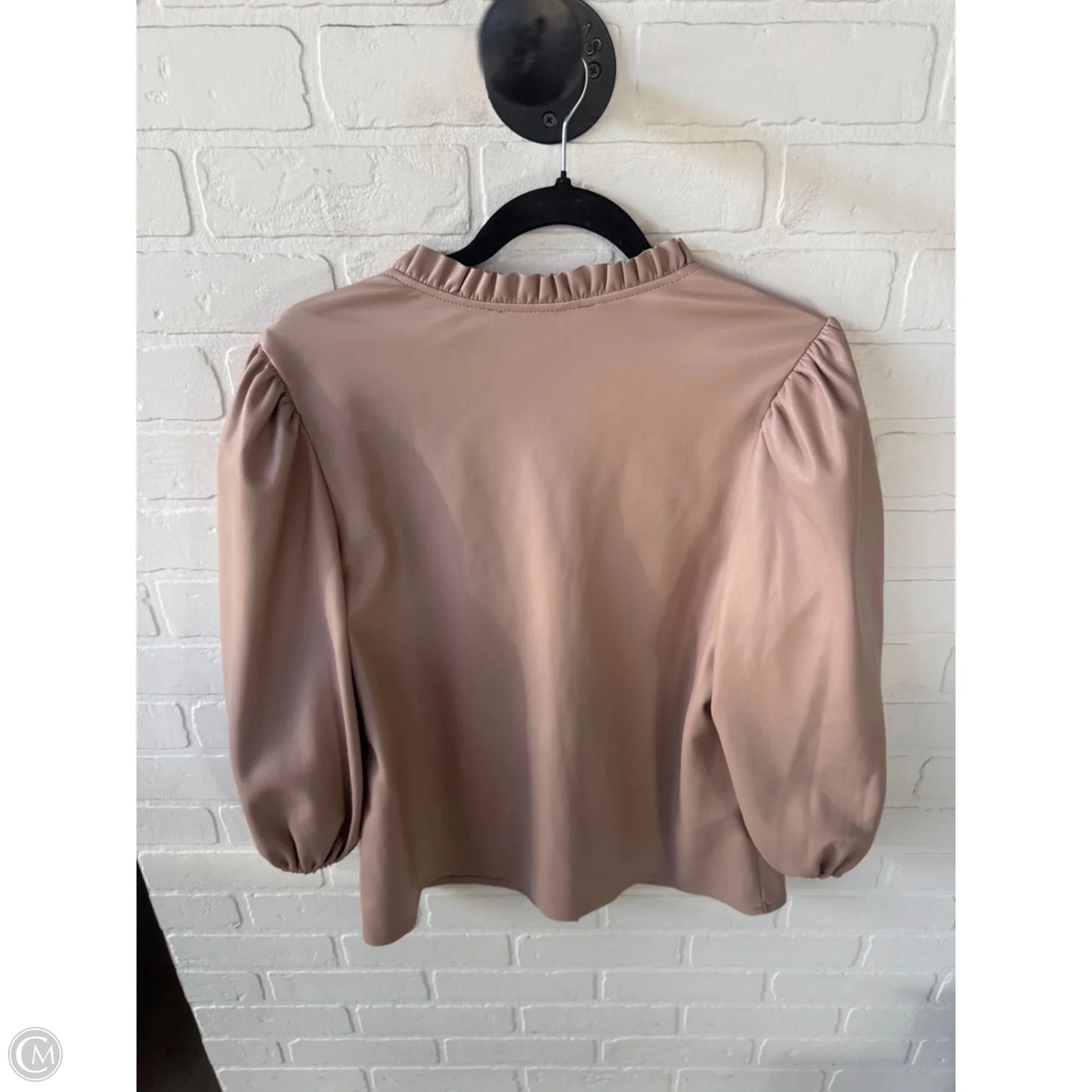 Top 3/4 Sleeve By Marc New York In Tan, Size: M