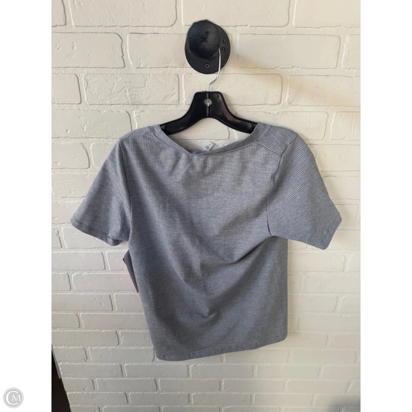 Top Sleeveless By Athleta In Grey & White, Size: L