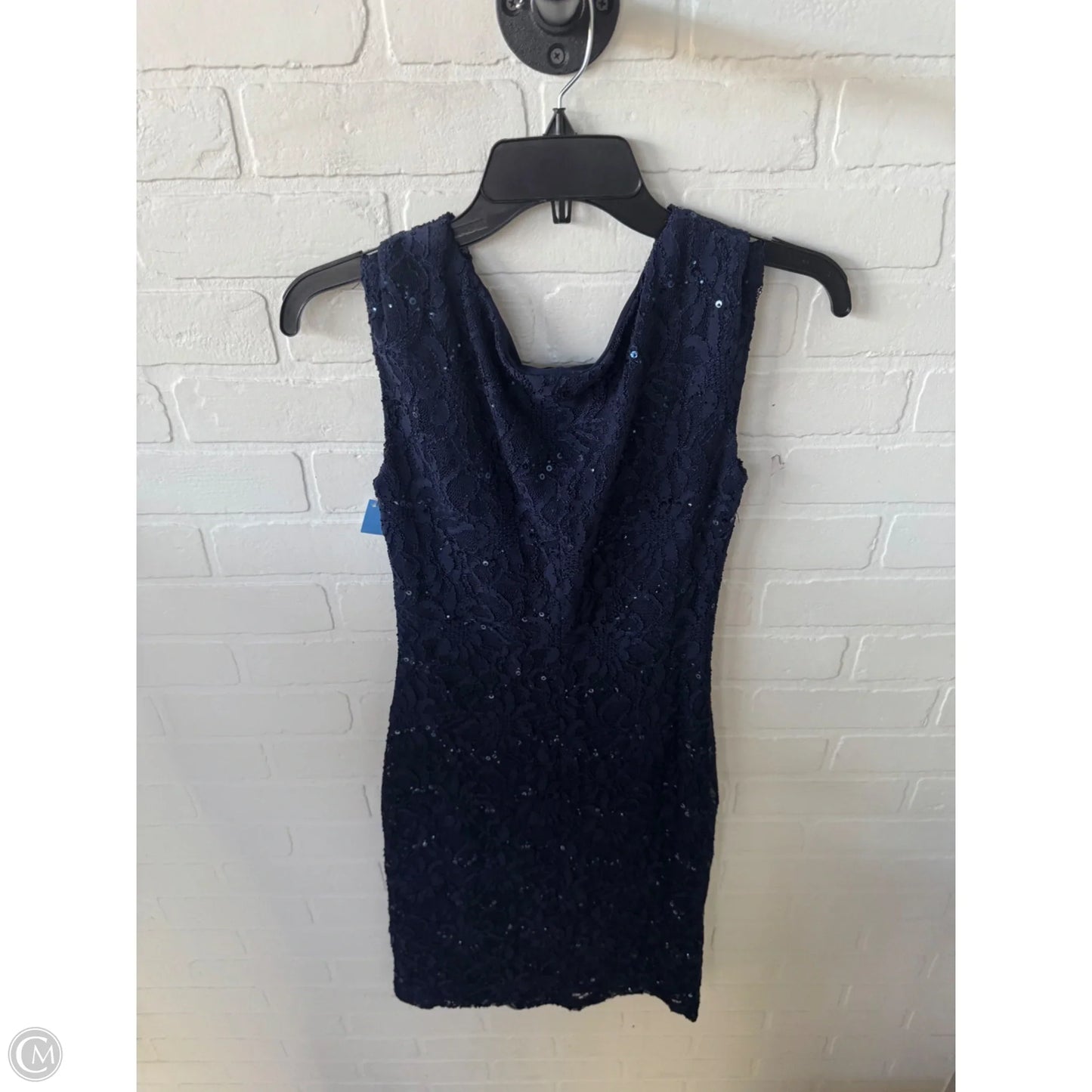 Dress Party Short By Lauren By Ralph Lauren In Navy, Size: S
