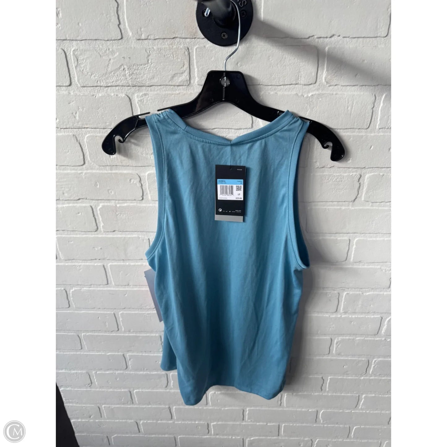 Athletic Tank Top By Nike In Blue, Size: M