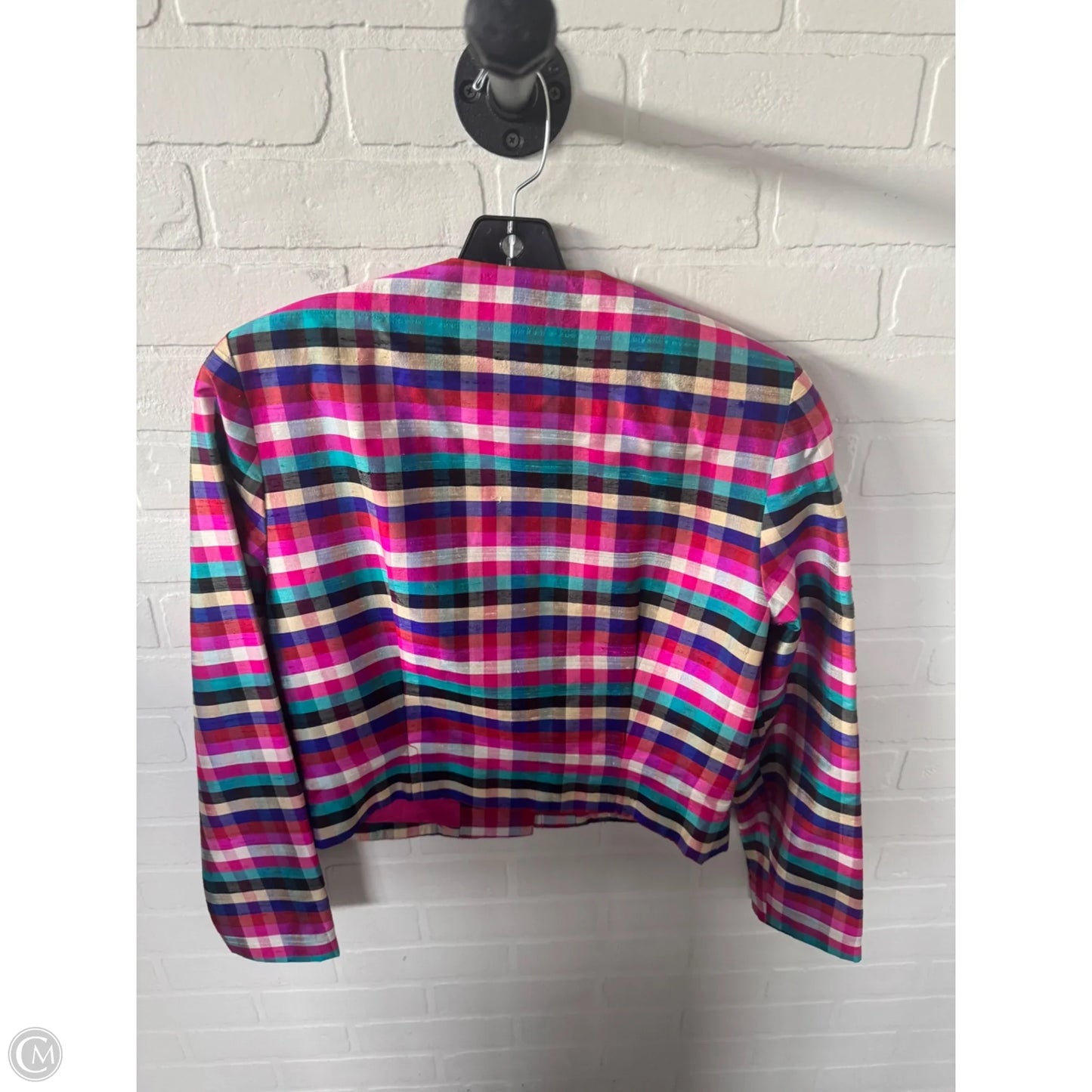 Blazer By Doncaster In Pink & Tan, Size: M