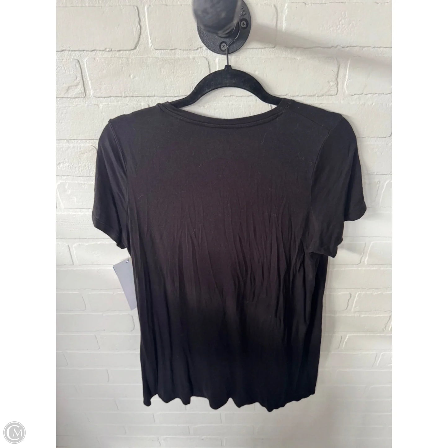 Top Short Sleeve Basic By Hue In Black, Size: L