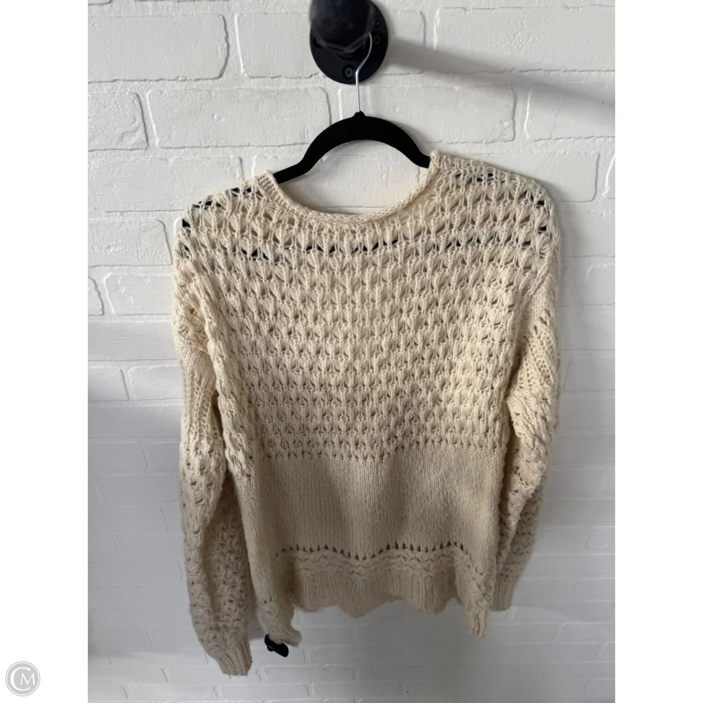 Sweater By Free People In Cream, Size: Xs