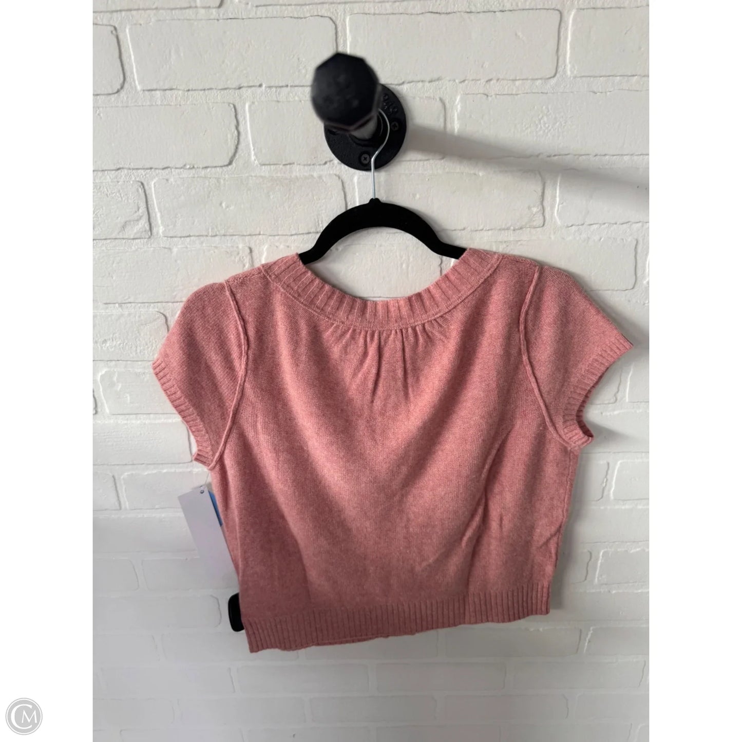 Sweater Cardigan By Chicwish In Pink & Red, Size: S