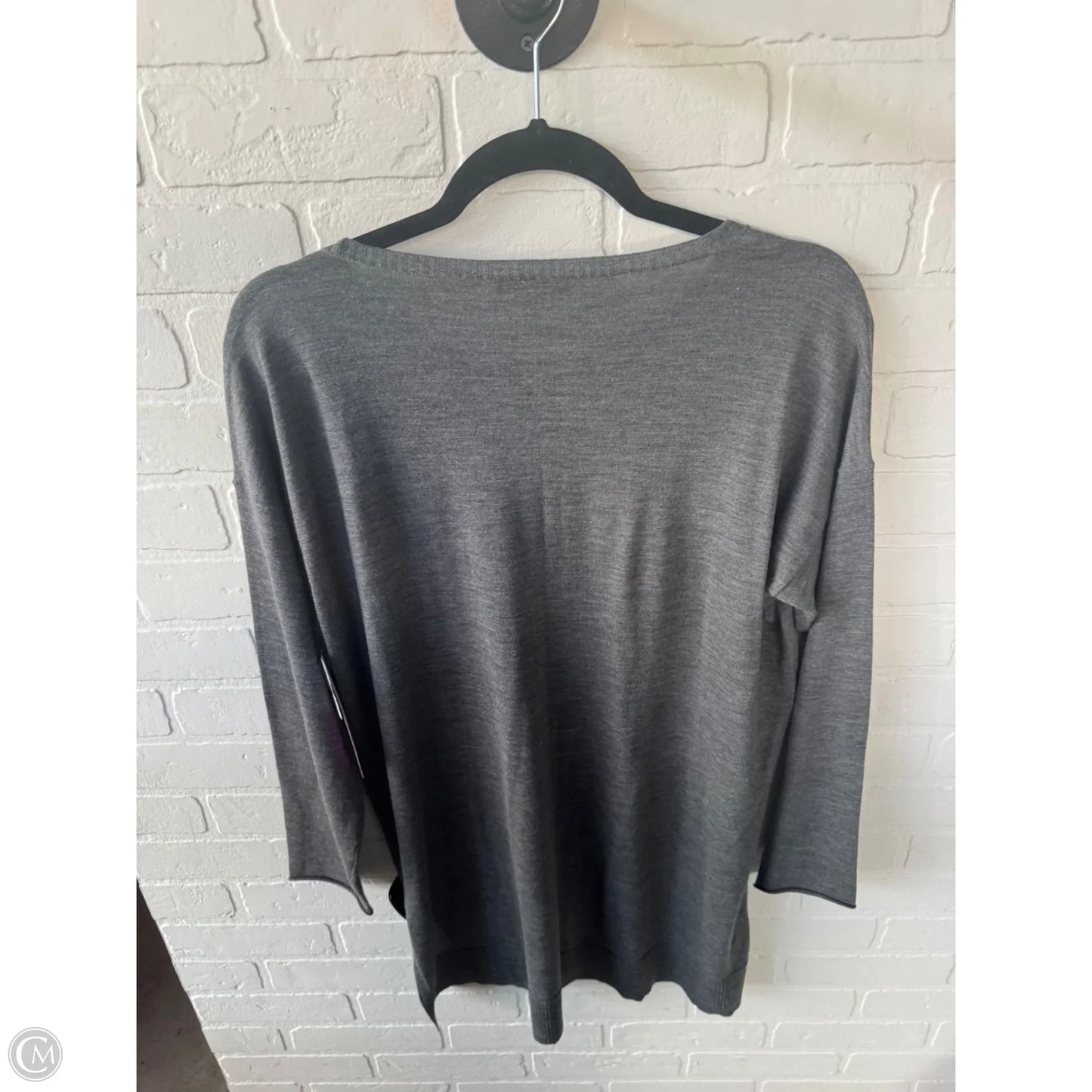 Sweater By Eileen Fisher In Grey, Size: M