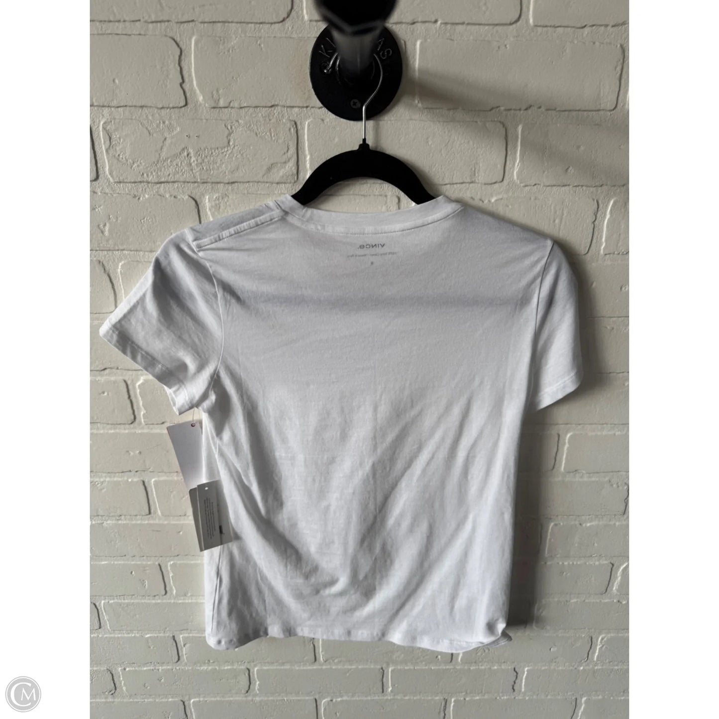 Top Short Sleeve Basic By Vince In White, Size: S