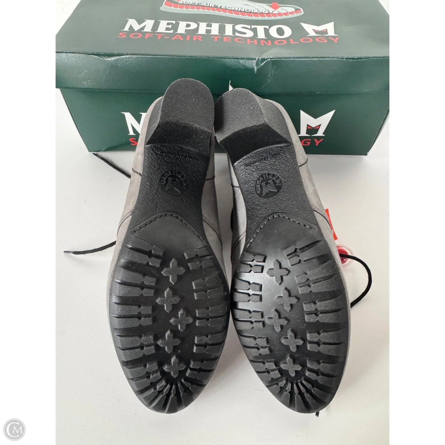 Boots Ankle Heels By Mephisto In Grey, Size: 8