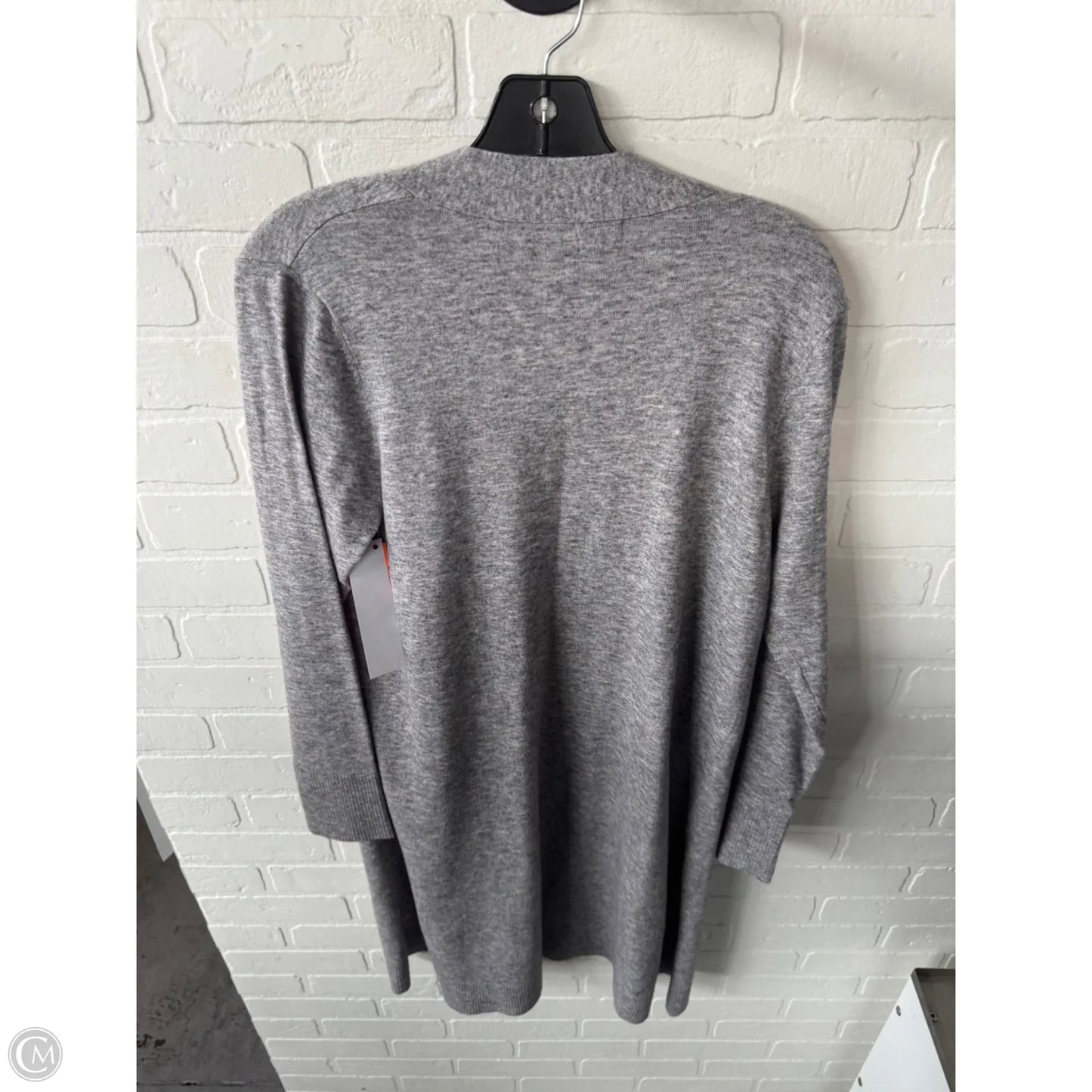 Sweater Cardigan By A New Day In Grey & Pink, Size: M