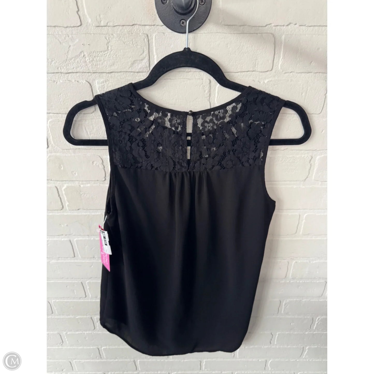 Blouse Sleeveless By Daniel Rainn In Black, Size: S