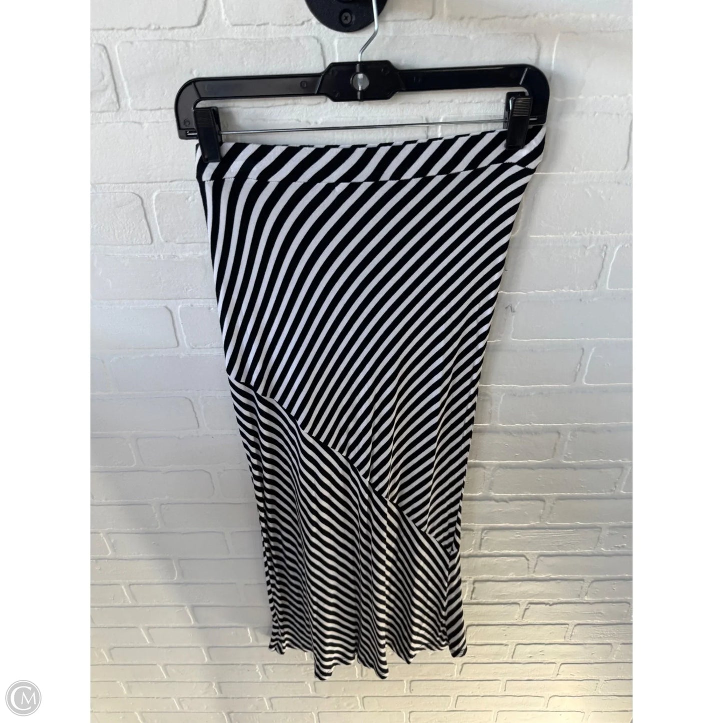Skirt Maxi By Cha Cha Vente In Black & White, Size: 8p