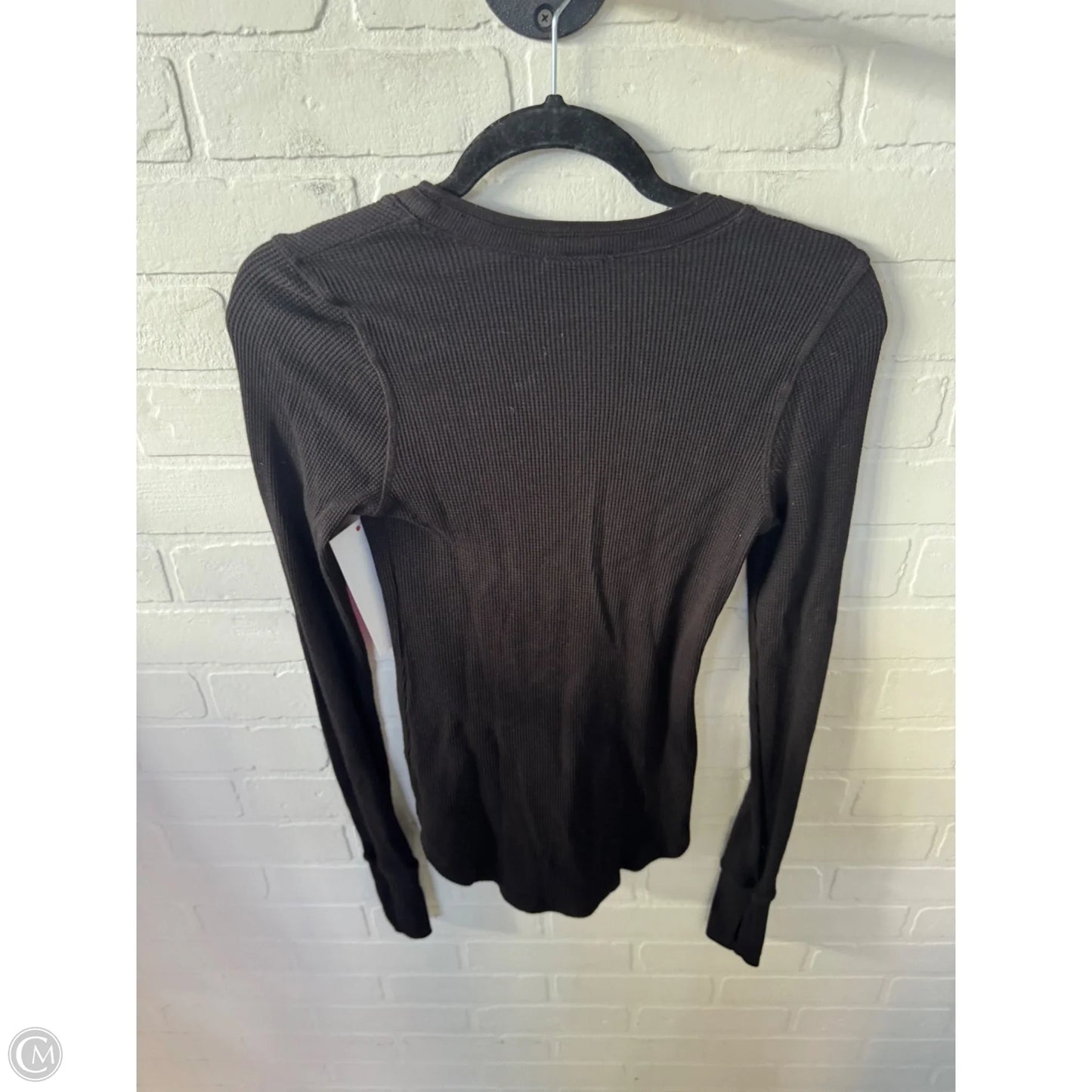 Top Long Sleeve By Splendid In Black, Size: Xs