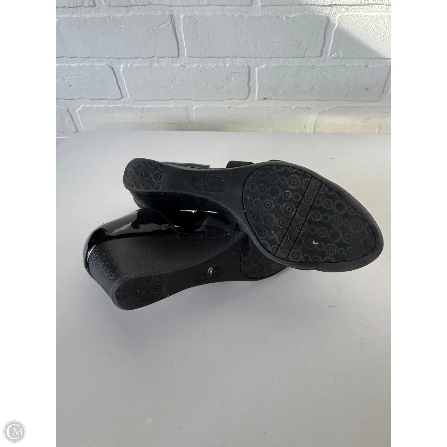 Shoes Heels Wedge By Anne Klein In Black, Size: 7.5