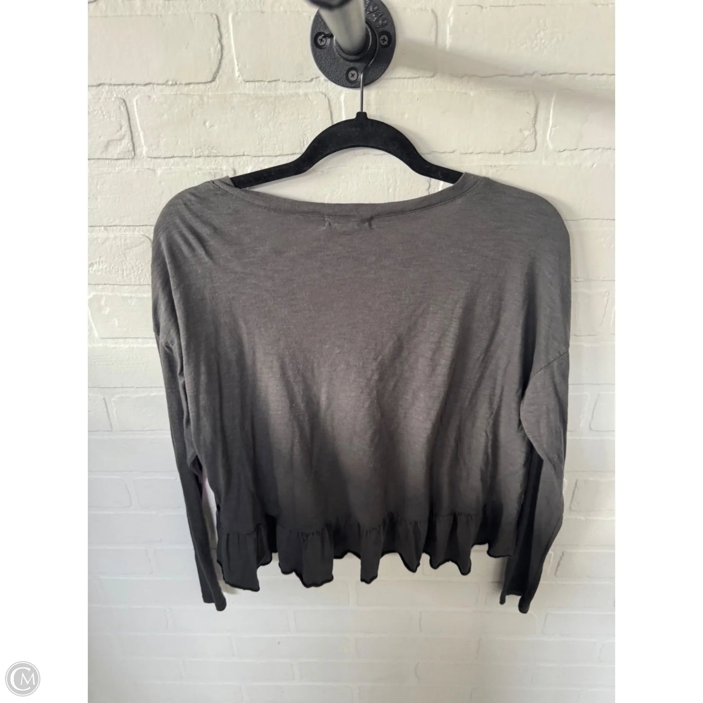 Top Long Sleeve By Altard State In Grey, Size: M