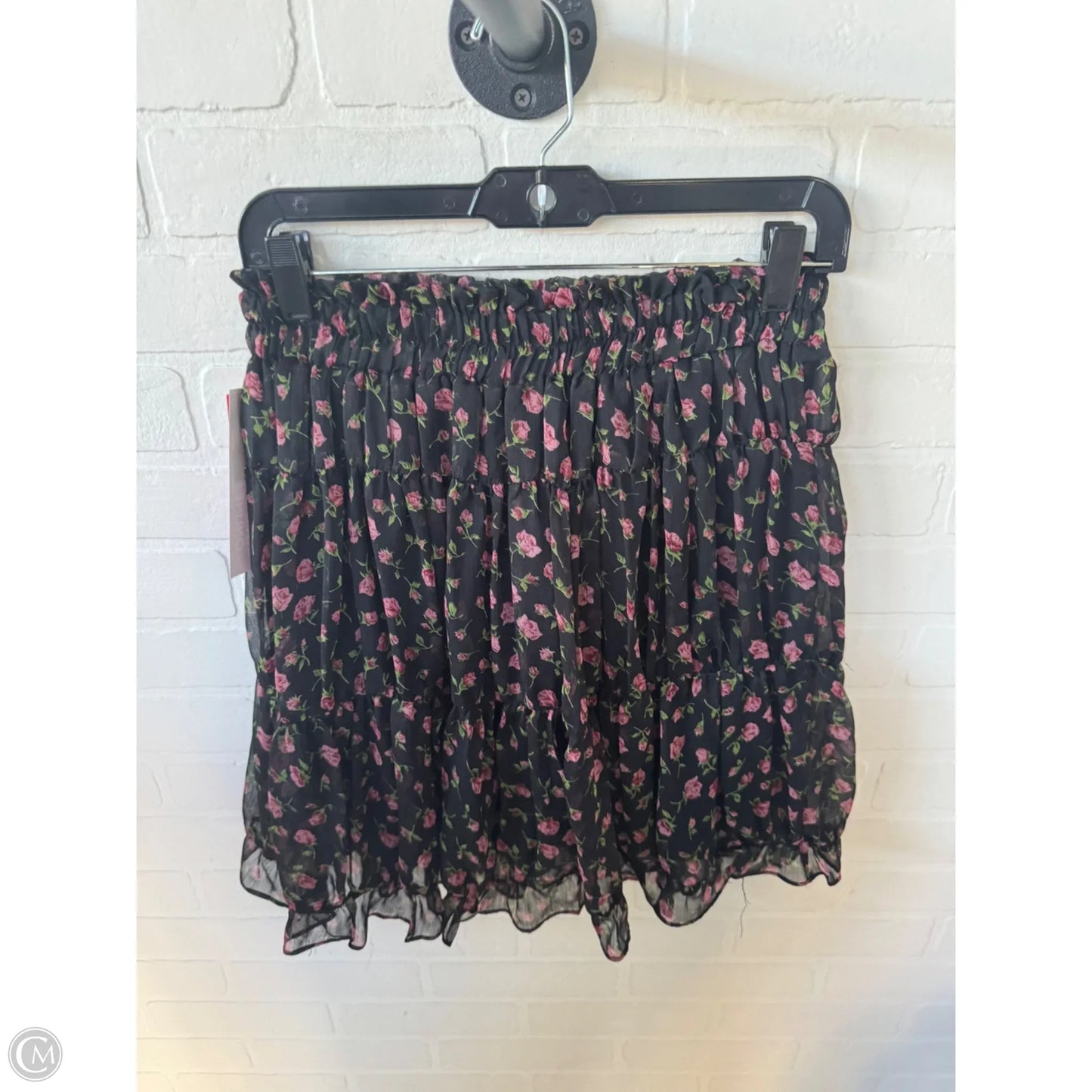 Skirt Mini & Short By Ya In Black & Pink, Size: 4