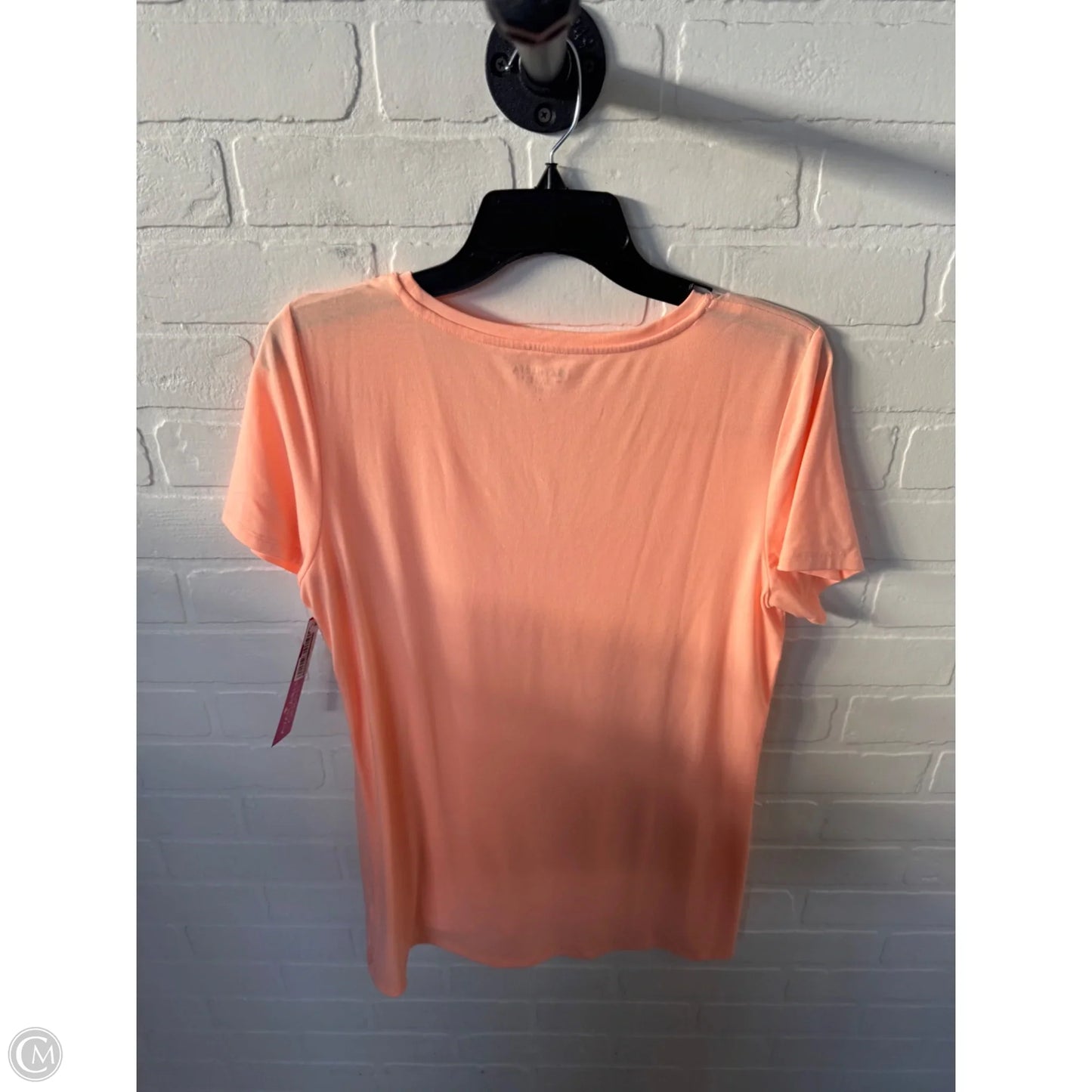 Athletic Top Short Sleeve By Athleta In Orange, Size: M