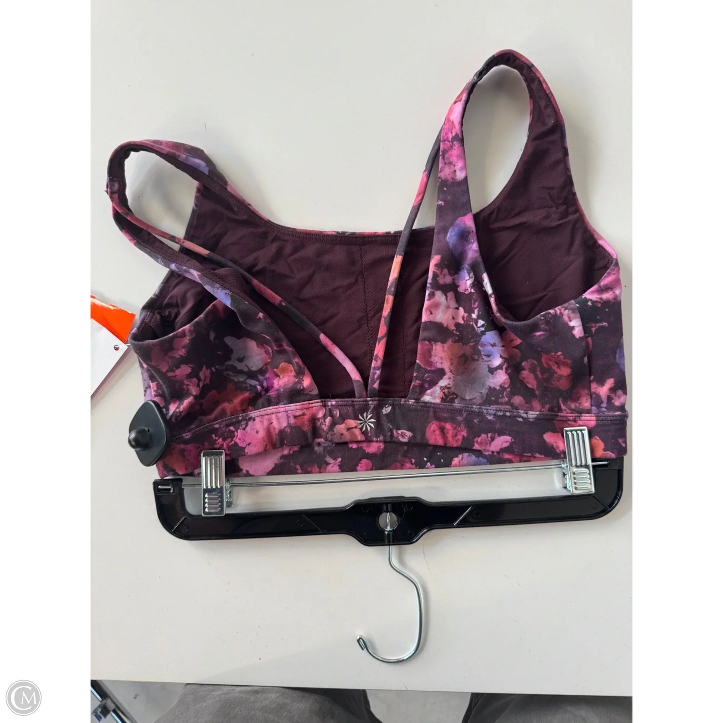 Athletic Bra By Athleta In Brown & Purple, Size: M